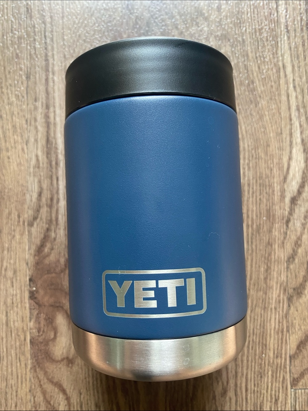 Yeti Navy and Stainless Steel 12 OZ COLSTER® CAN COOLER